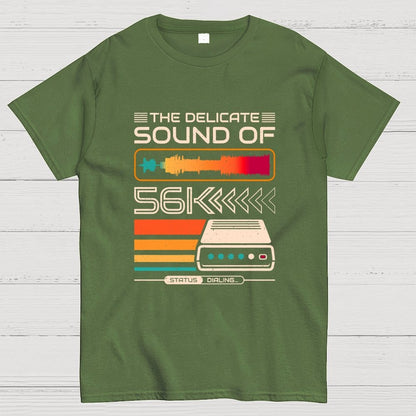 Delicate Sound of 56K Retro Modem Geek T-Shirt