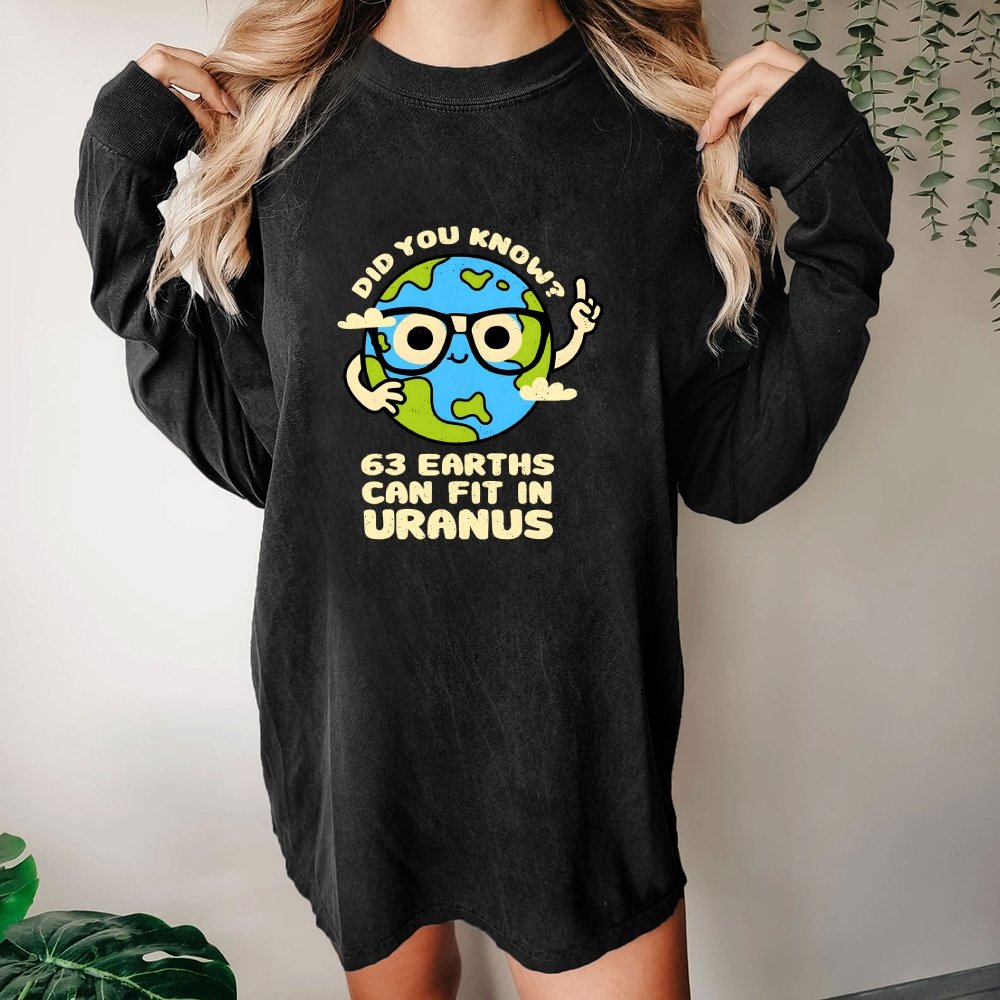 Uranus Washed Long Sleeve Tee