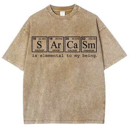 Periodic SArCaSm Vintage Distressed T-shirt