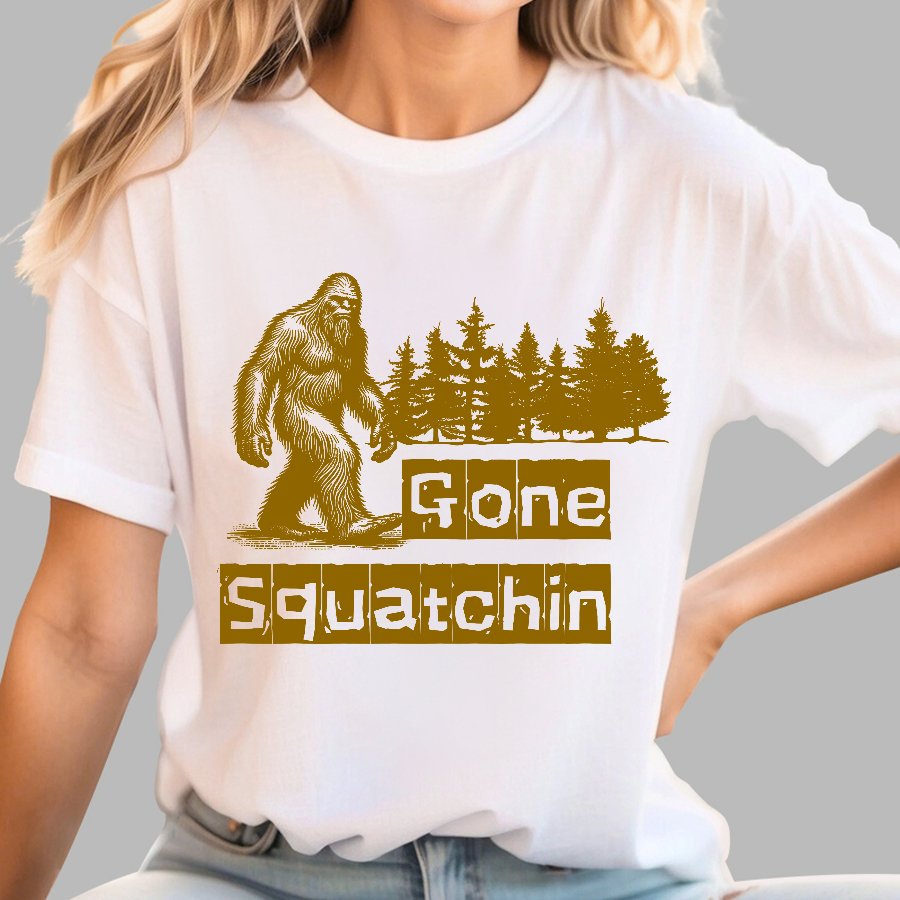 Gone Squatchin Geek T-Shirt