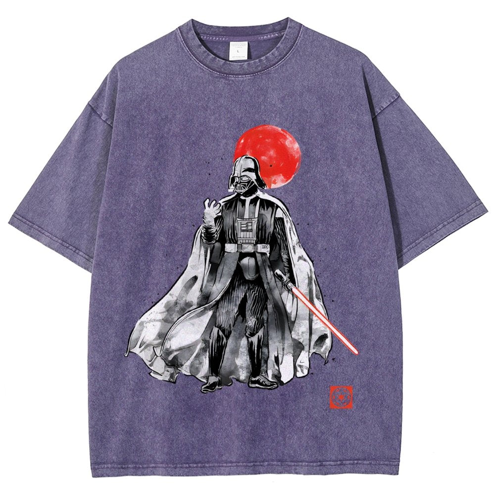 Dark Lord Sumi-E Vintage Distressed T-shirt