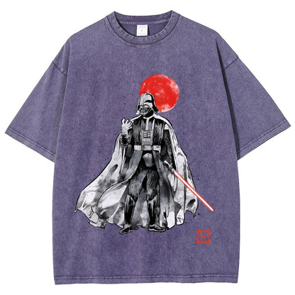 Dark Lord Sumi-E Vintage Distressed T-shirt