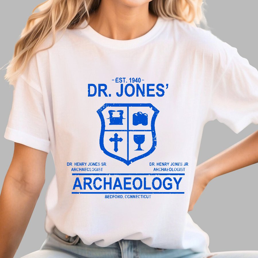Dr. Explorer Archaeology Vintage Retro Geek T-Shirt