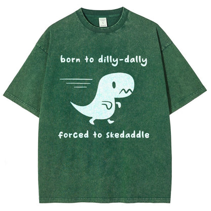 Forced To Skedaddle Vintage Distressed T-shirt