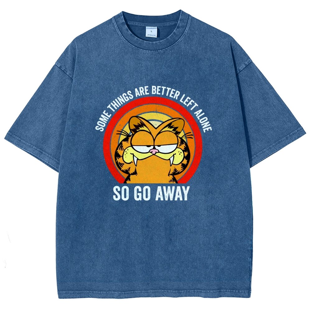 Some things are better leet alone Vintage Distressed T-shirt