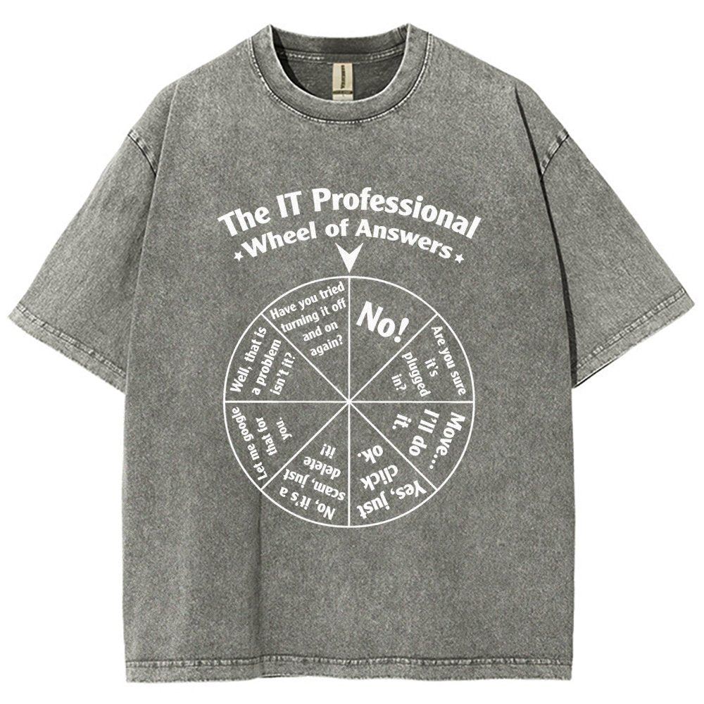 Funny Tech Support IT Support Department Vintage Distressed T-shirt