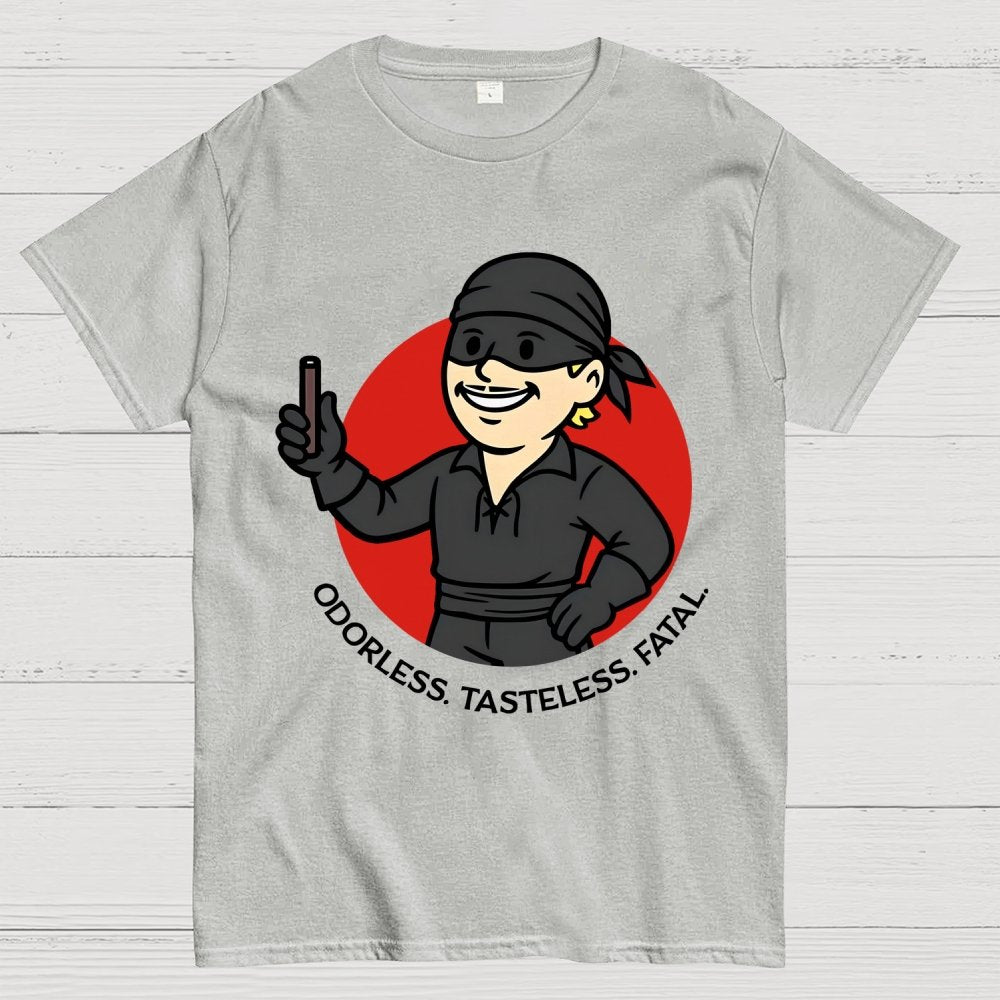 Odorless, Tasteless, Fatal Unisex Geek T-Shirt