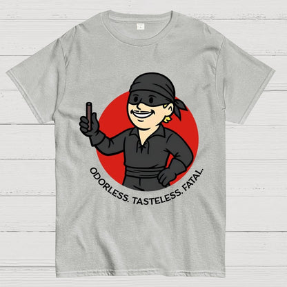 Odorless, Tasteless, Fatal Unisex Geek T-Shirt