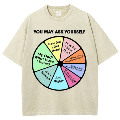 You May Ask Yourself Vintage Distressed T-shirt