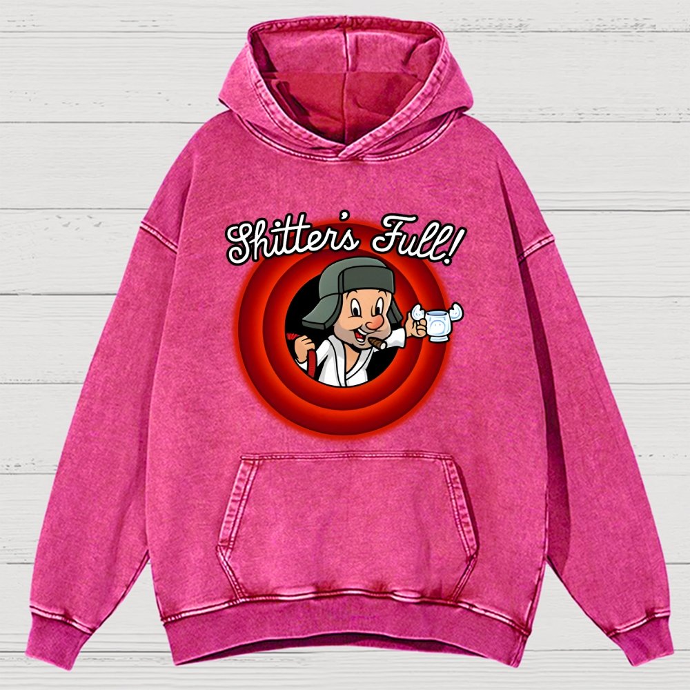 Shitter's Full Vintage Distressed Hoodie