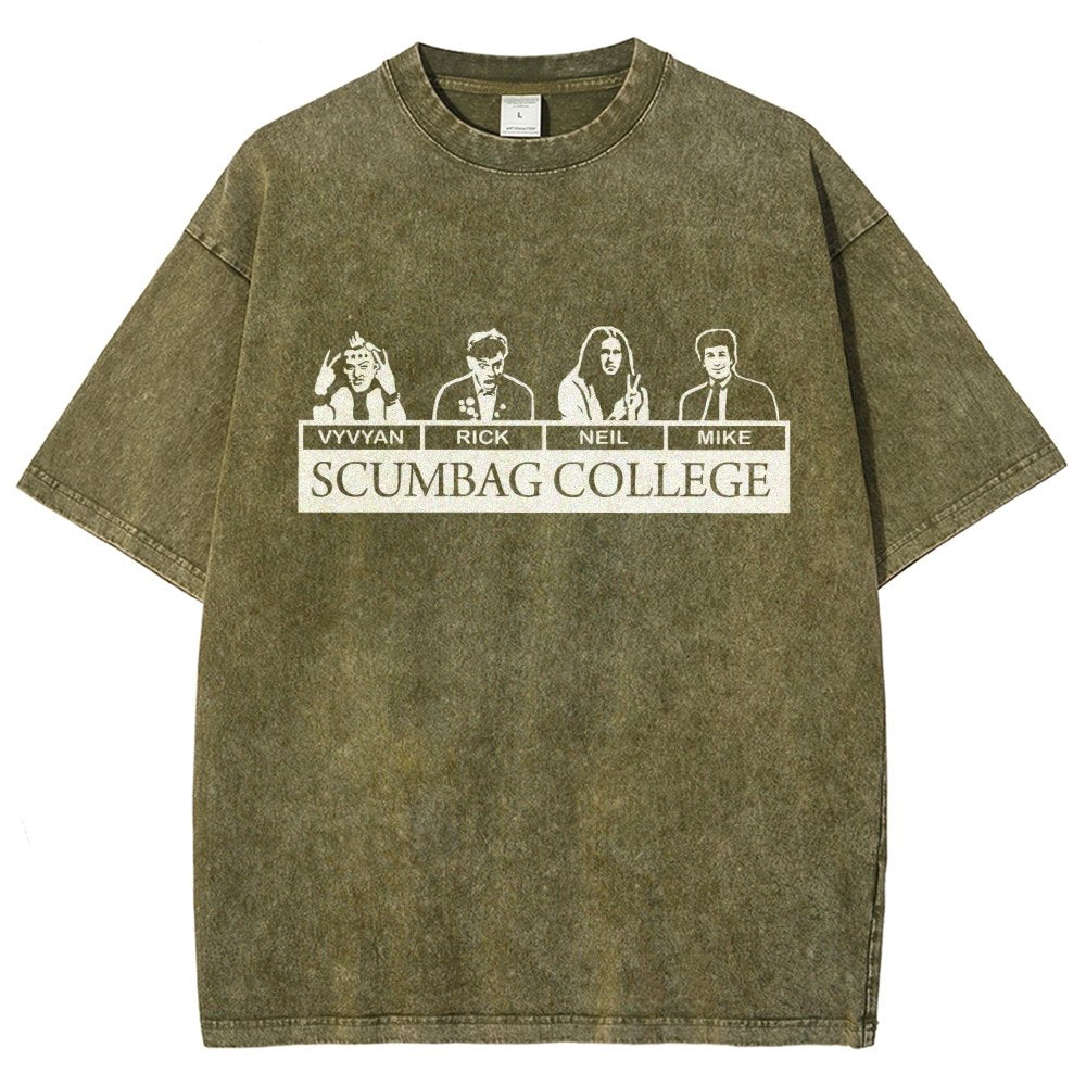 Scumbag College  Vintage Distressed T-shirt 2509000242