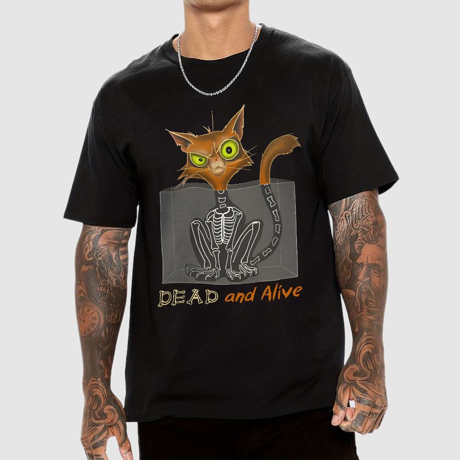 Schrödinger Cat Geeky T-Shirt