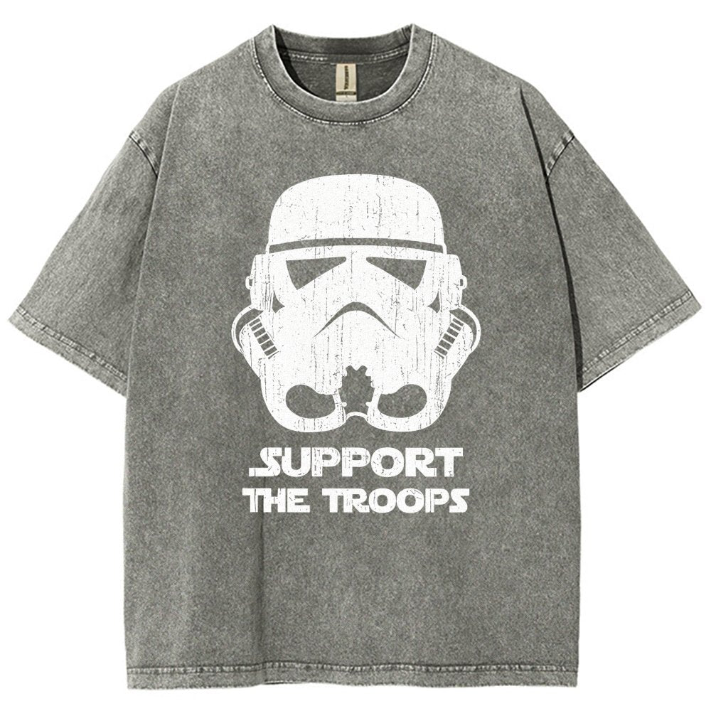 Support The Troops Vintage Distressed T-shirt