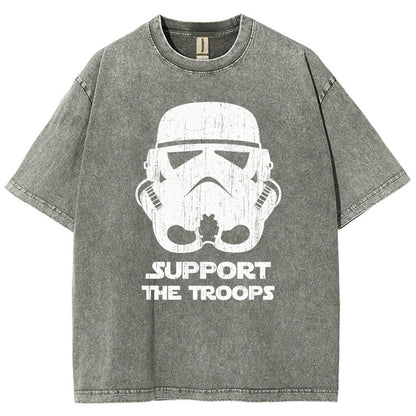 Support The Troops Vintage Distressed T-shirt