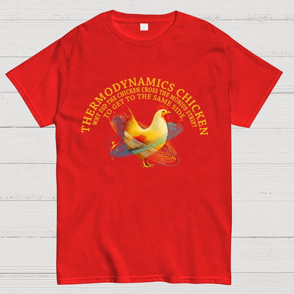 Thermodynamics Chicken Geek T-Shirt