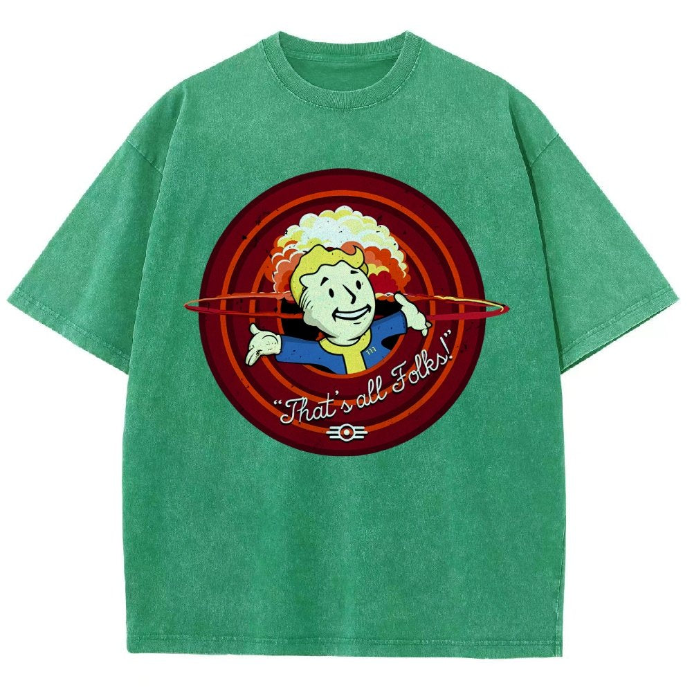 That's all folks Vintage Distressed T-shirt