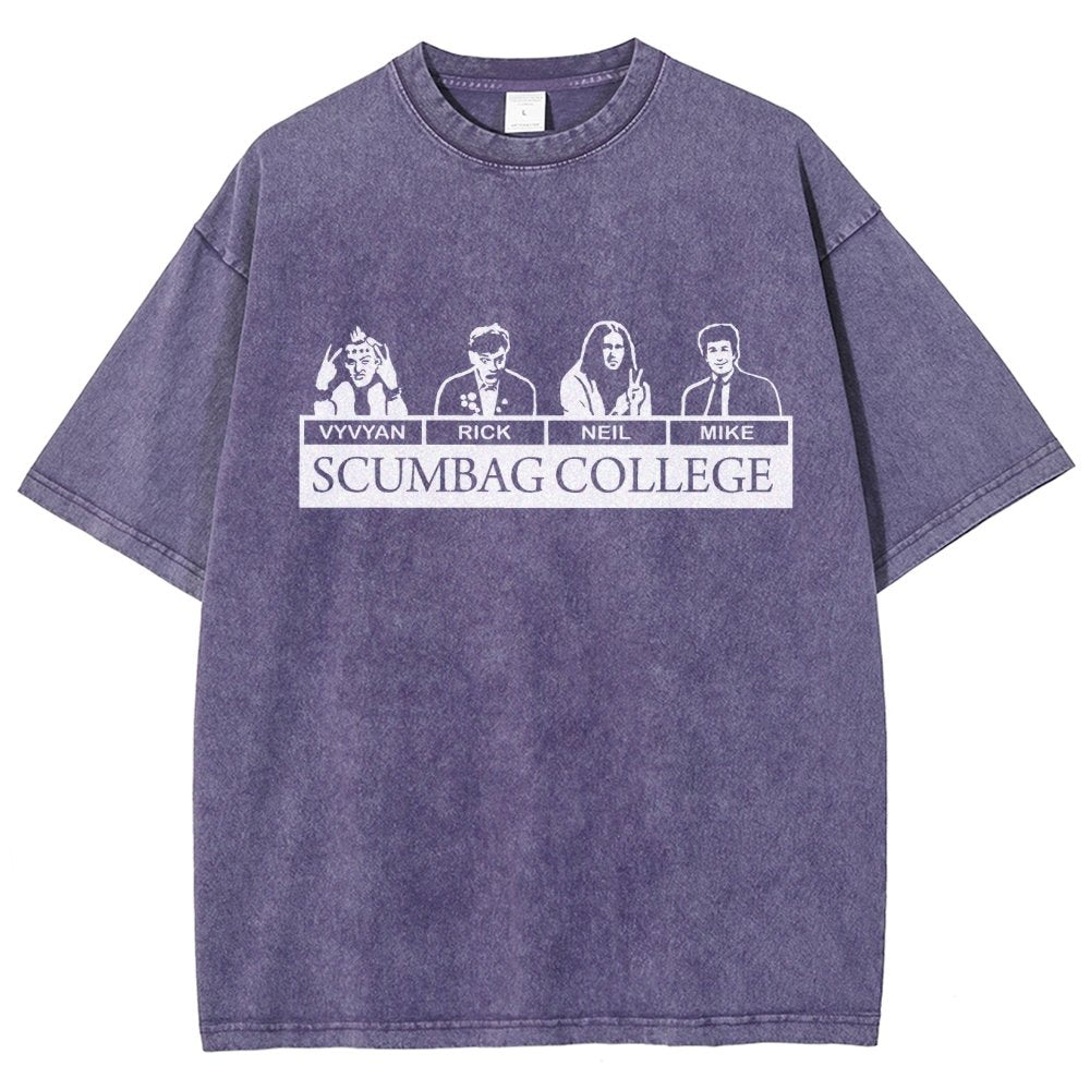 Scumbag College  Vintage Distressed T-shirt 2509000242