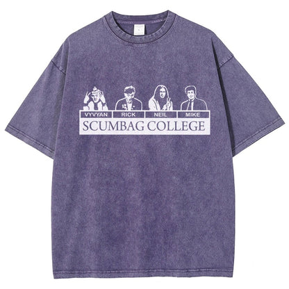Scumbag College  Vintage Distressed T-shirt 2509000242