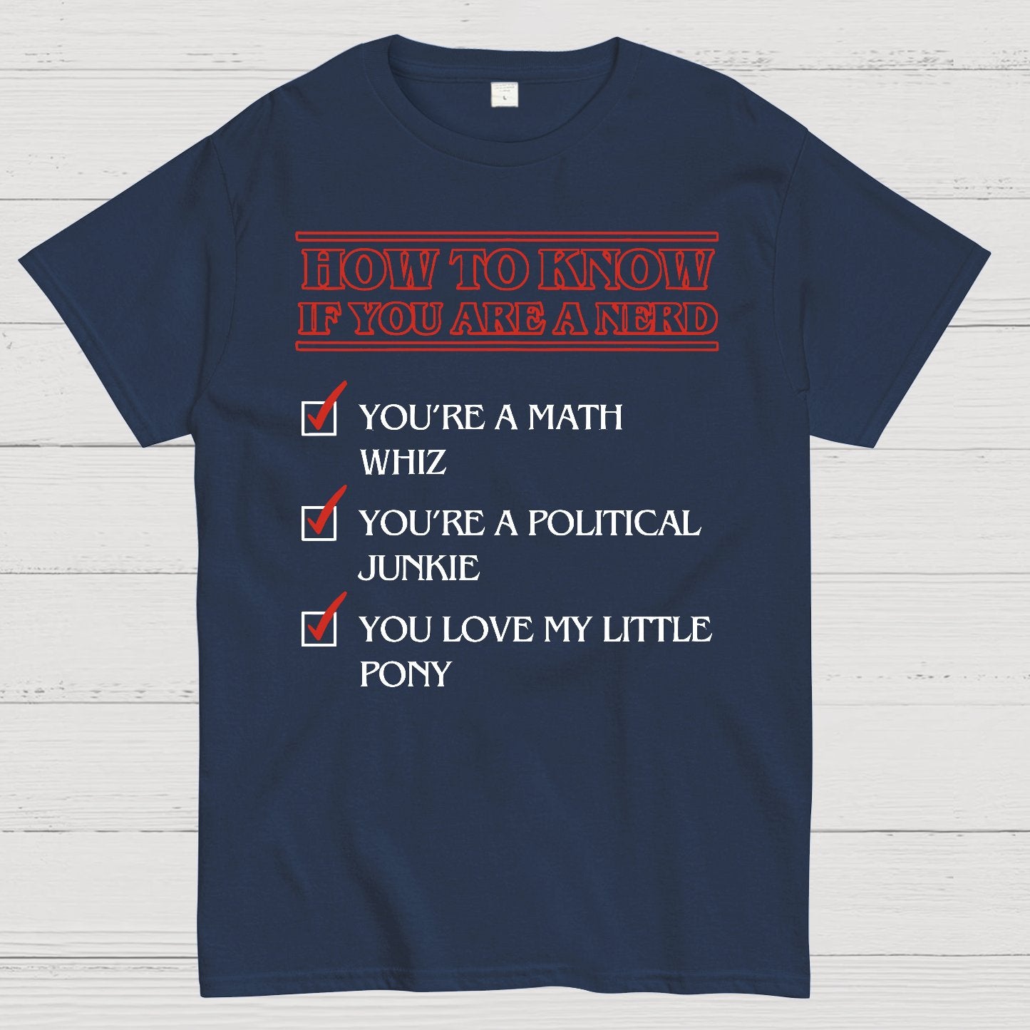 Nerd Checklist T-Shirt
