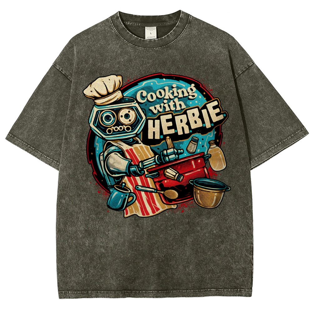 Cooking With Buddy Vintage Distressed T-shirt