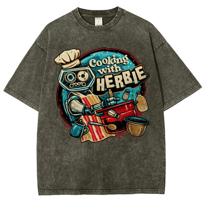 Cooking With Buddy Vintage Distressed T-shirt