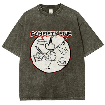 Schfifty Five Vintage Distressed T-shirt