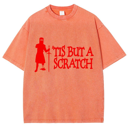 TIS BUT A SCRATCH Vintage Distressed T-shirt