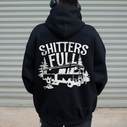 Shitters Full Printed Back Unisex Cotton Hoodie