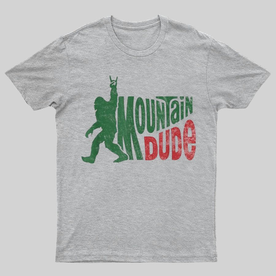 Mountain Dude Geeky T-Shirt