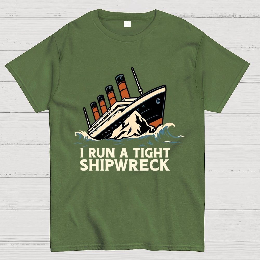 Tight Shipwreck Geek T-Shirt