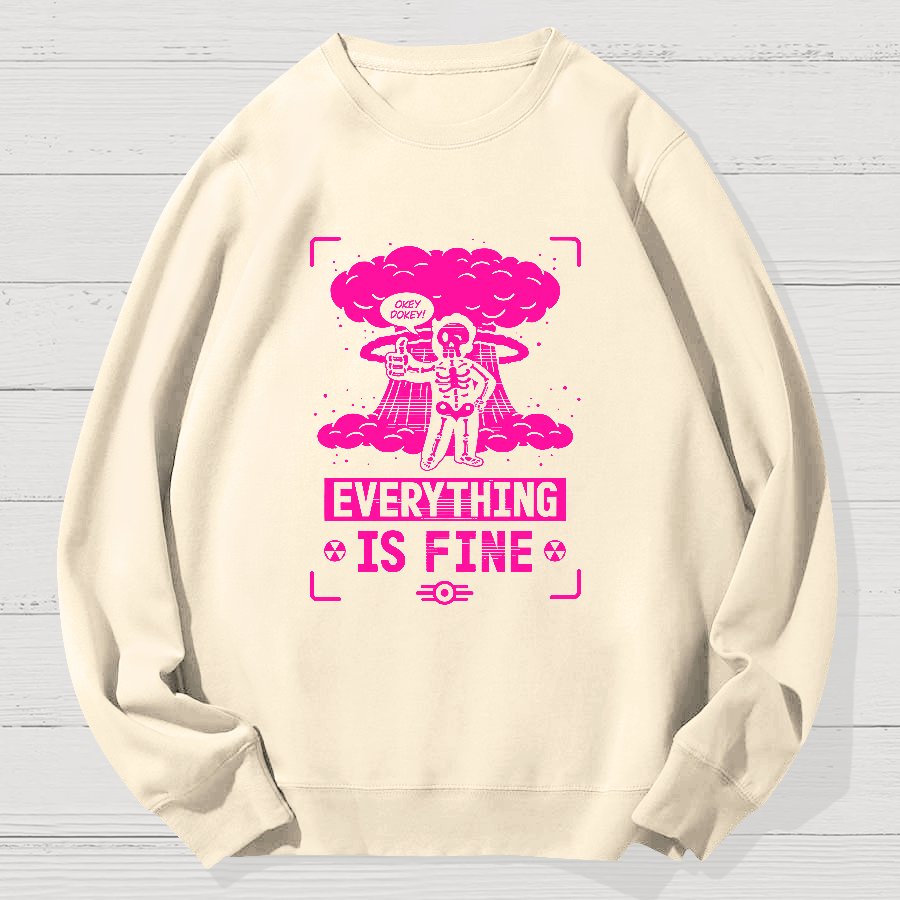 Nuclear Boy Geek Cotton Sweatshirt