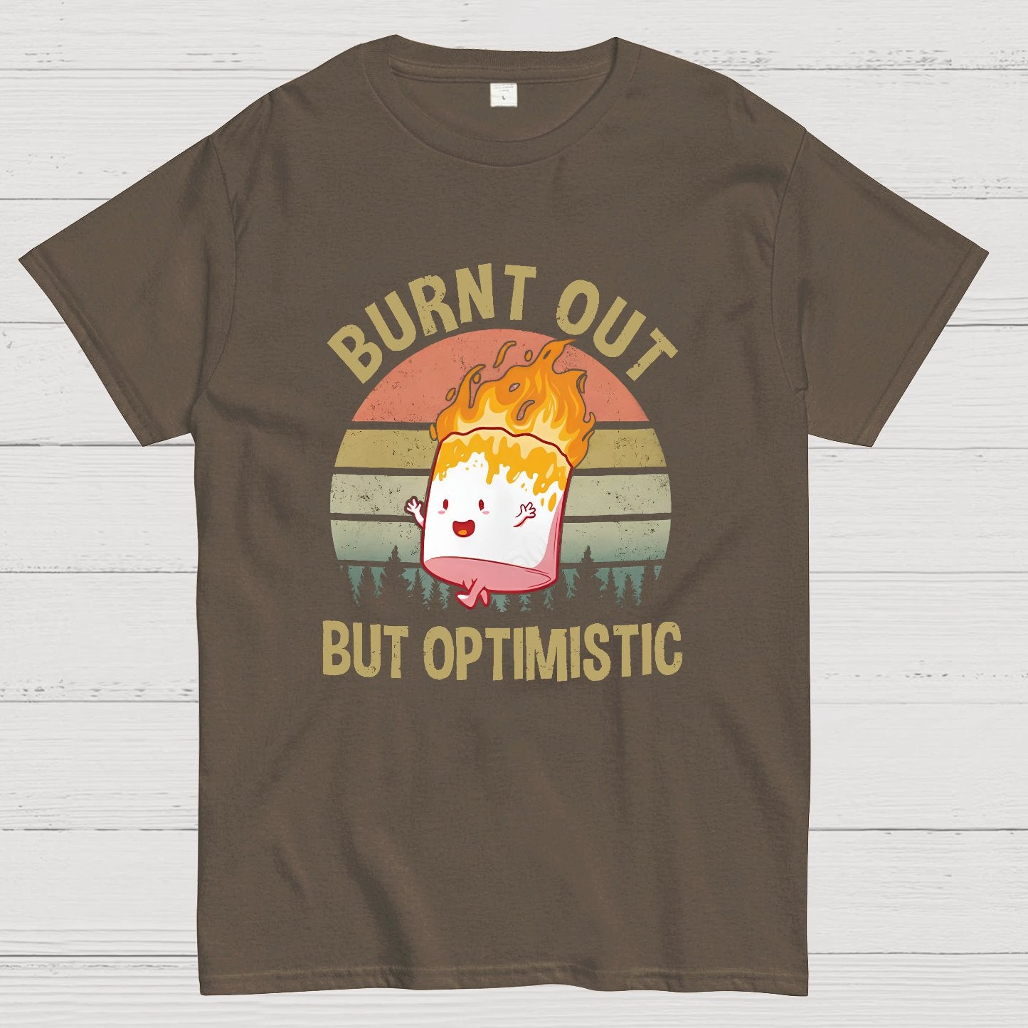 Burnt Out But Optimistic Geeky T-Shirt