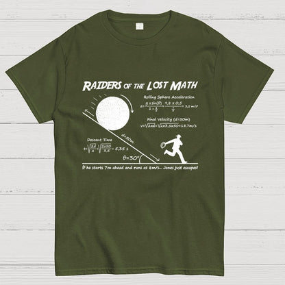 Raiders of the Lost Math Geek T-Shirt