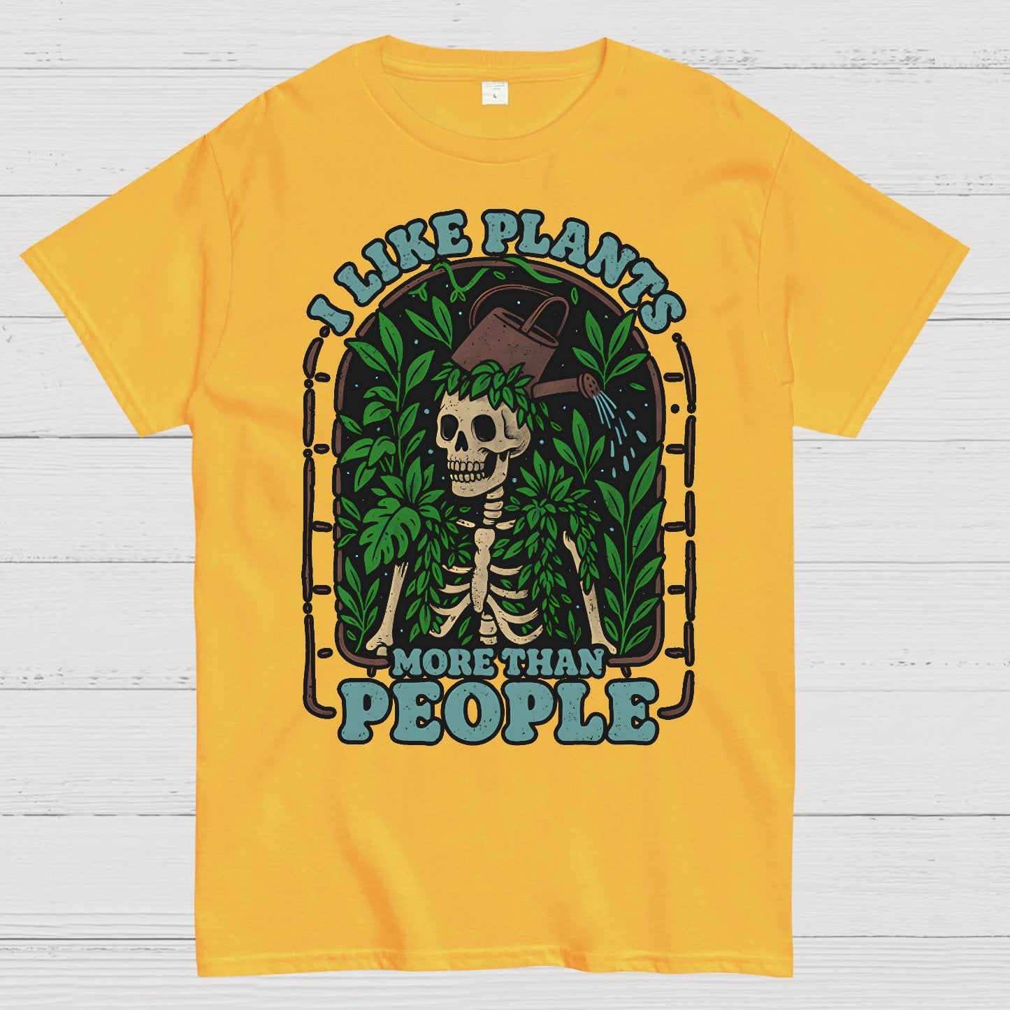 I Like Plants More Than People Geek T-Shirt