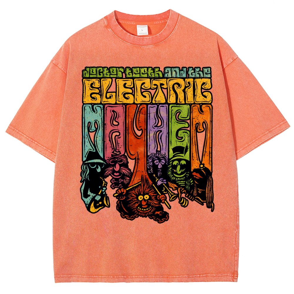 The Psychedelic Mayhem Vintage Distressed T-shirt