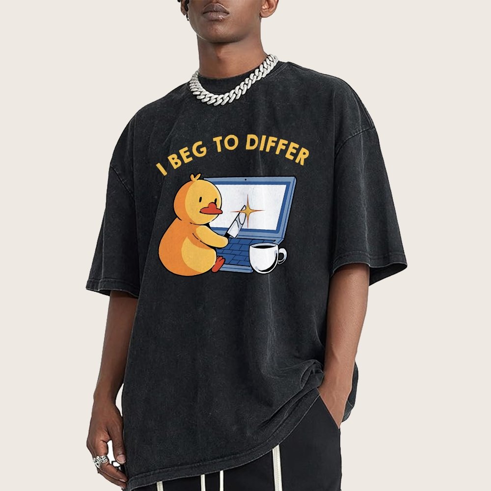 I Beg To Differ Vintage Distressed T-shirt