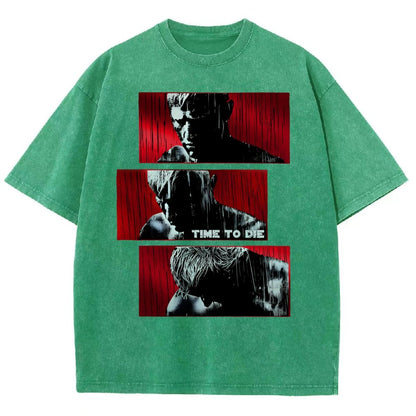 Time to die Vintage Distressed T-shirt