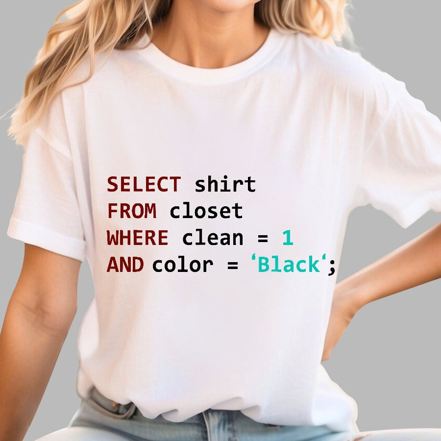 Programmer Database Geek T-Shirt