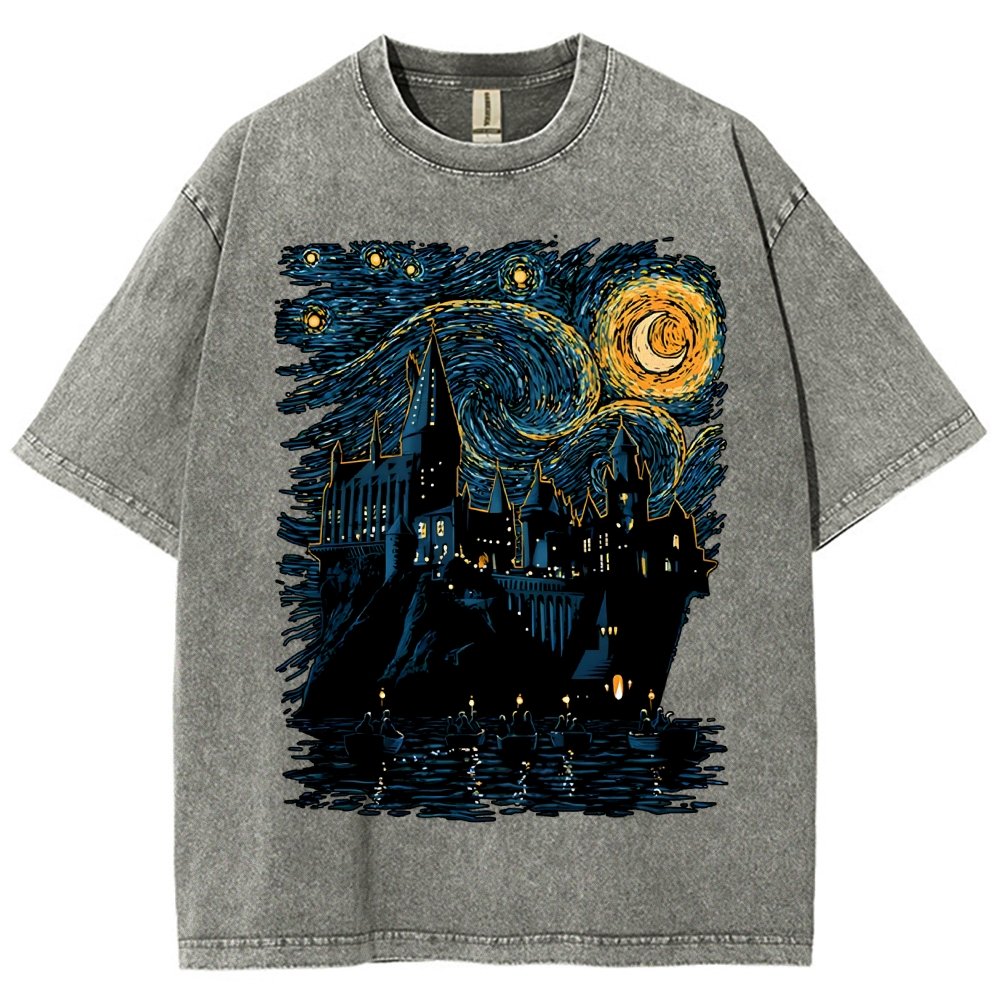 Starry School Vintage Distressed T-shirt