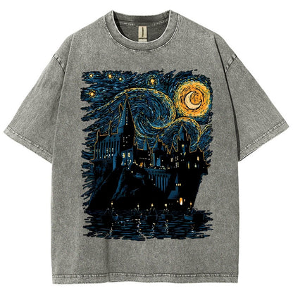 Starry School Vintage Distressed T-shirt