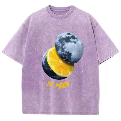 Le Moon - Lemon Moon Vintage Distressed T-shirt