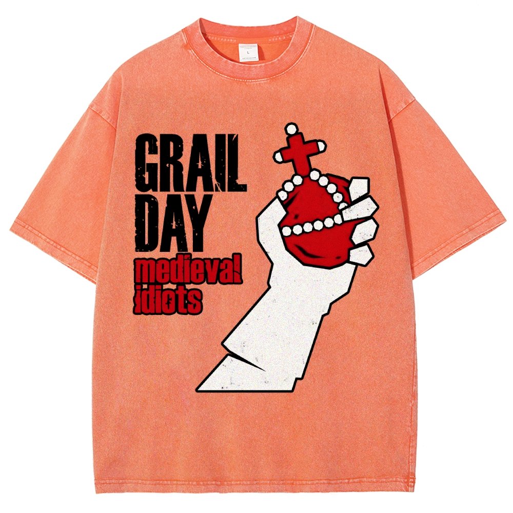 Medieval Idiots Vintage Distressed T-shirt