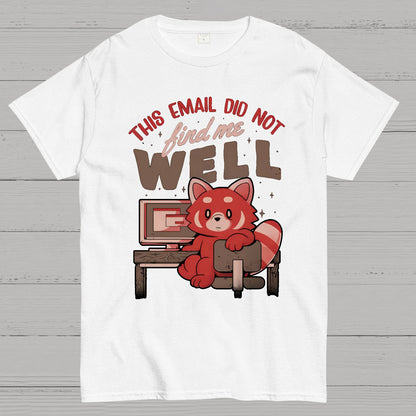 This Email Did Not Find Me Well Geek T-Shirt