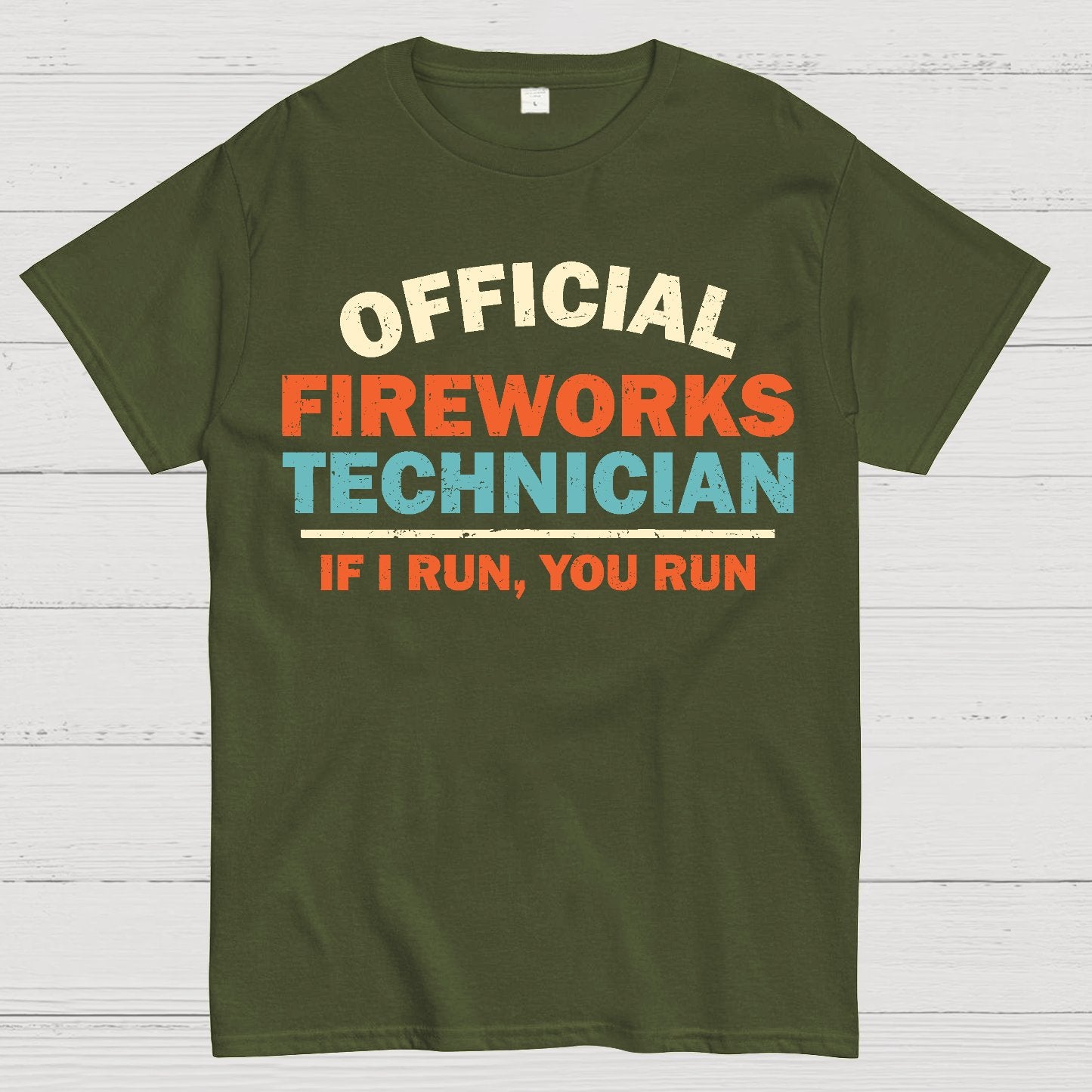 Official Fireworks Technician Geek T-Shirt