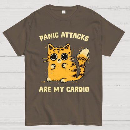 Panic Attacks Are My Cardio Geek T-Shirt