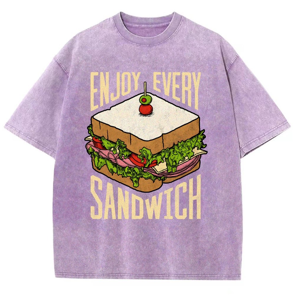 Enjoy Every Sandwich Vintage Distressed T-shirt