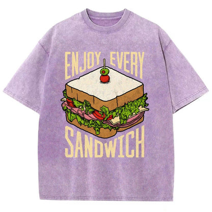 Enjoy Every Sandwich Vintage Distressed T-shirt