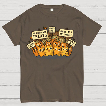 Kitten Protest Geek T-Shirt