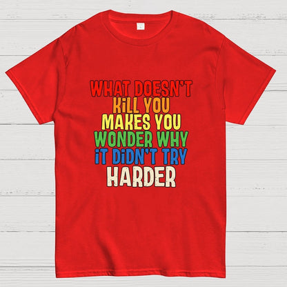 Try Harder Geek T-Shirt