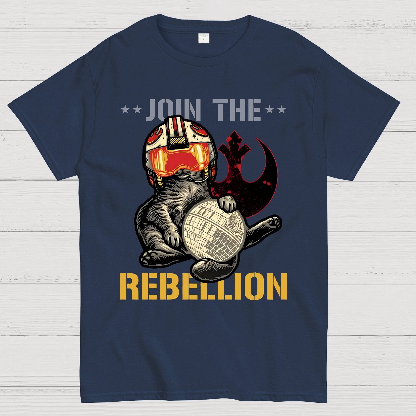 Join the Cat Rebellion Geek T-Shirt